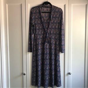 Stretchy Floral Midi Dress